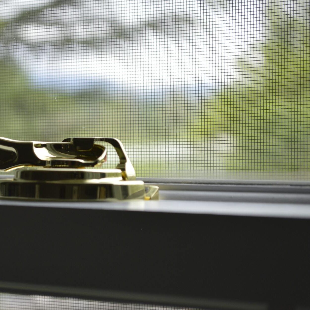 gold window lock